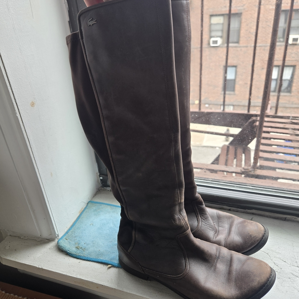 Brown Lacoste Boots - Classic Leather
